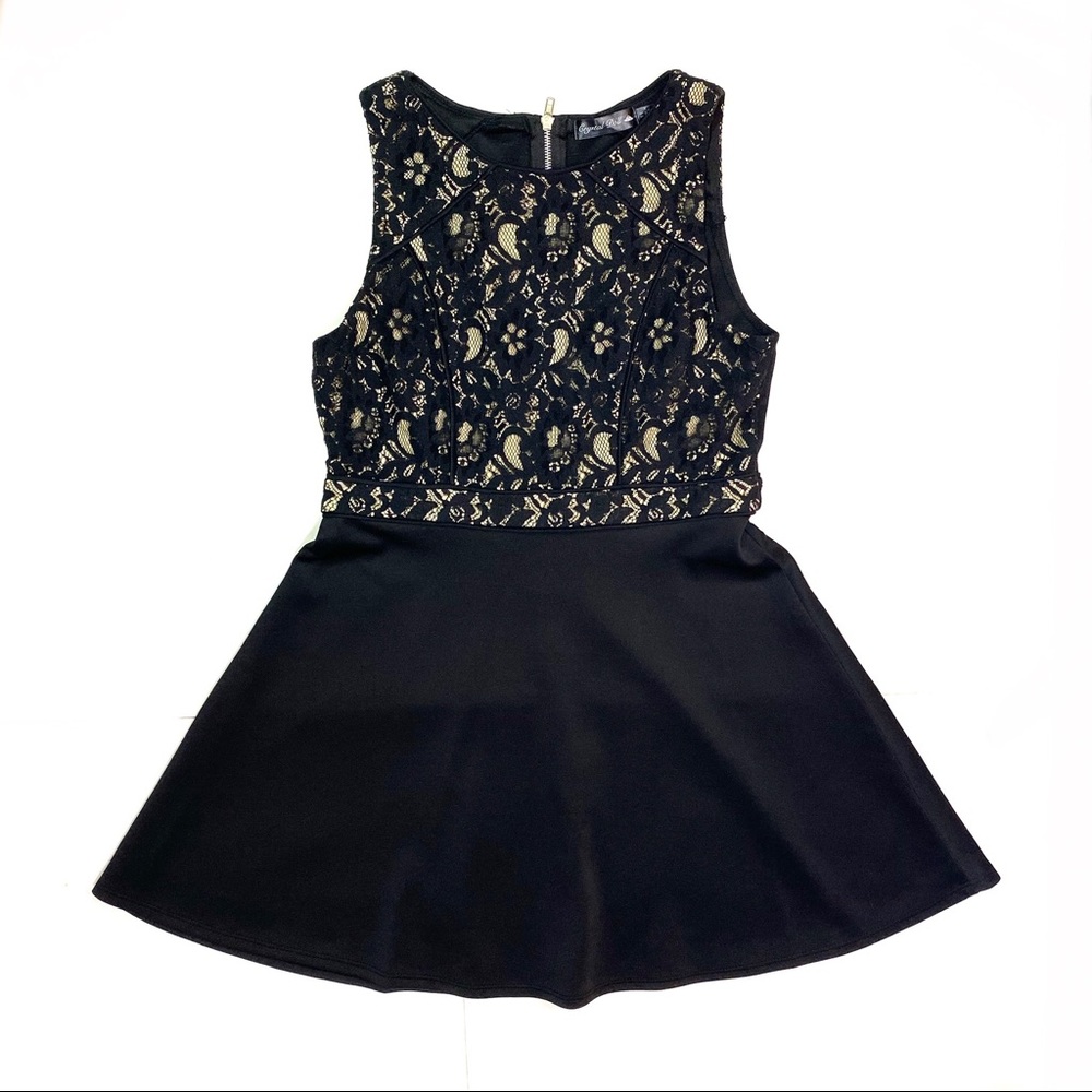 3for $20 Crystal Doll JR Fit & Flare dress Lace
